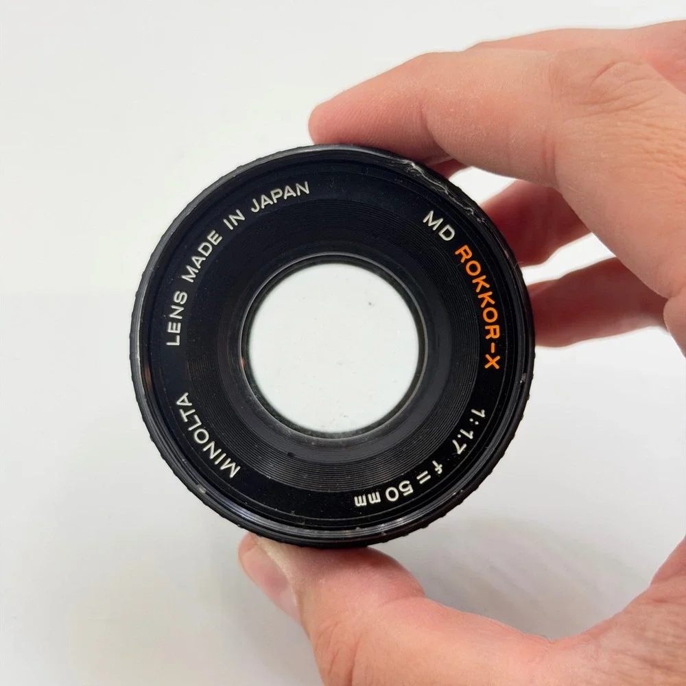 Minolta MD Rokkor-X 50mm f1.7 Prime Lens Vintage Manual Focus Japan 2084806